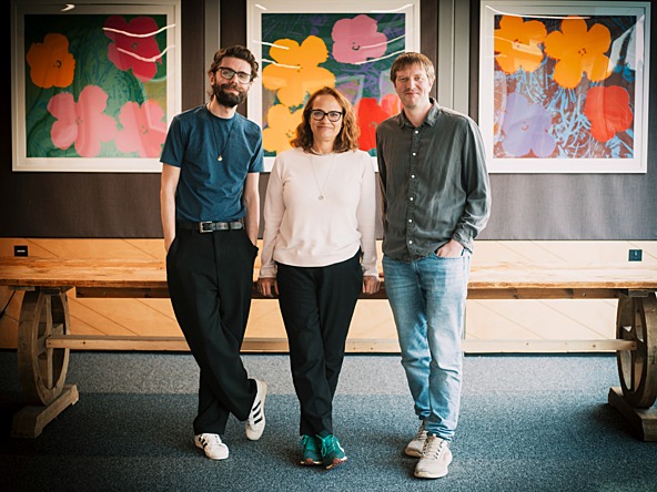 Dan Parker-Smith, Judith Rose and Mark Whalley, 